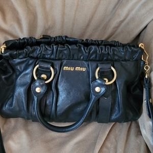 Miu Miu Black Leather Bag